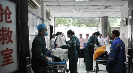 德阳市第二人民医院开展医疗救治实战演练