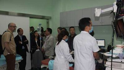 美国NCI (国家癌症研究所)代表团Dr.Abnet访问盐亭